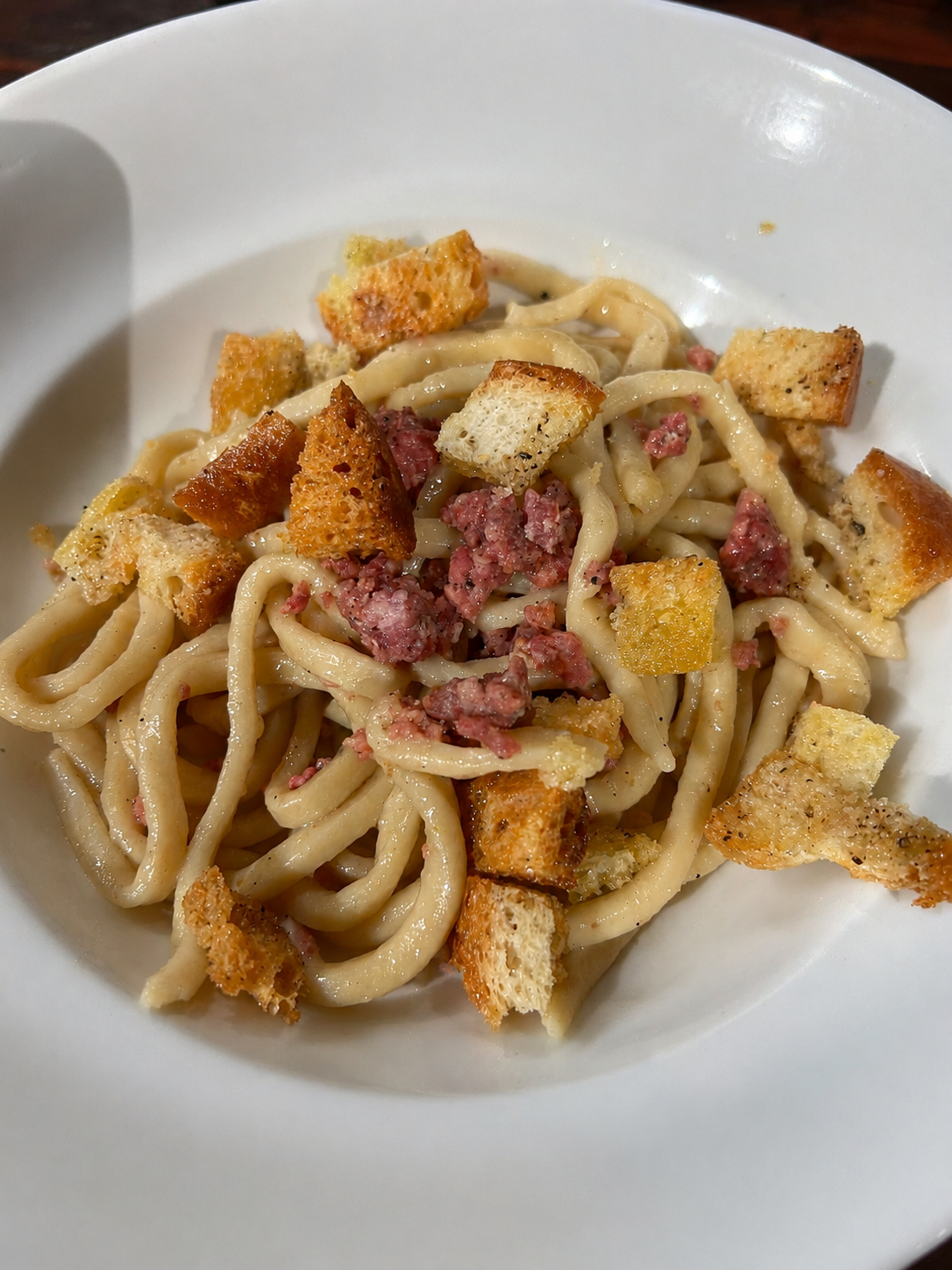 Dinner in a hill town with Norcia charcuterie and Sagrantino