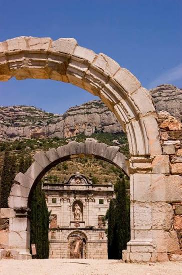 The 17th-century monk cellars beside the ruins of Scala Dei in Priorat