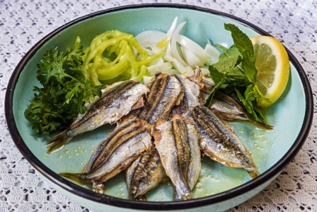 A long Cretan lunch at the olive grove, dakos and graviera and the family's own wine