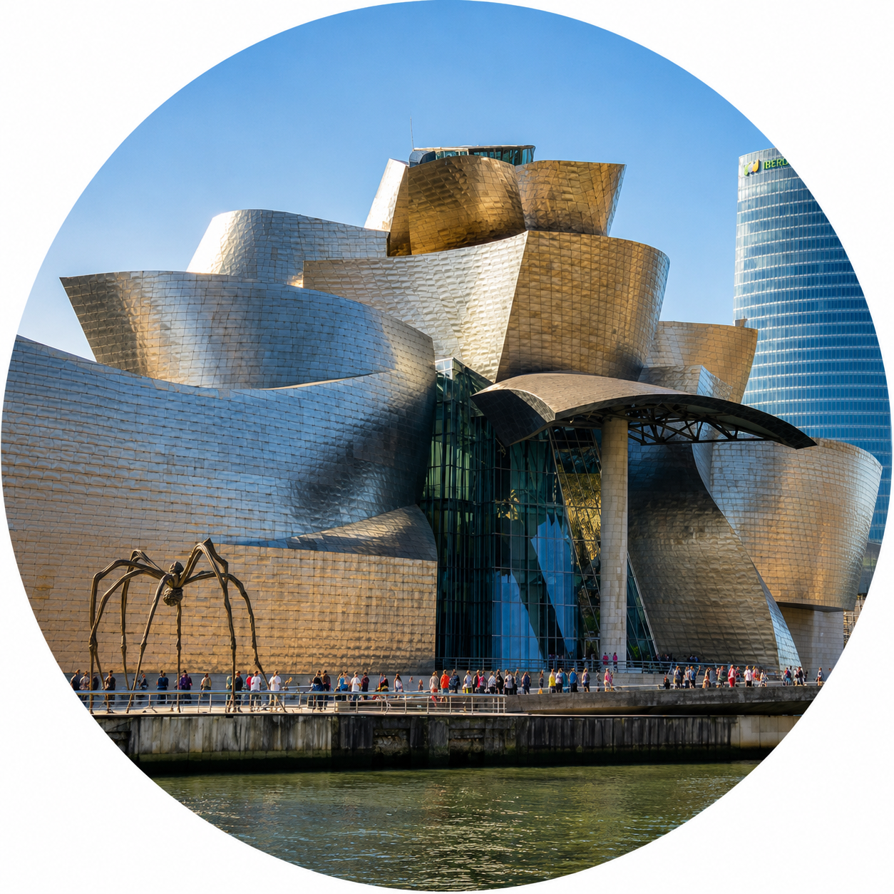 The Frank Gehry titanium roof laid over one of Rioja's oldest and most iconic houses