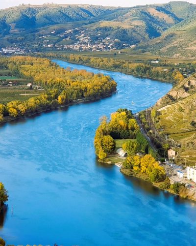 Rhone valley river